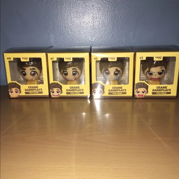 Crankgameplays Happy, Exited, Crying, Angry Youtooz Bundle - Picture 2 of 4